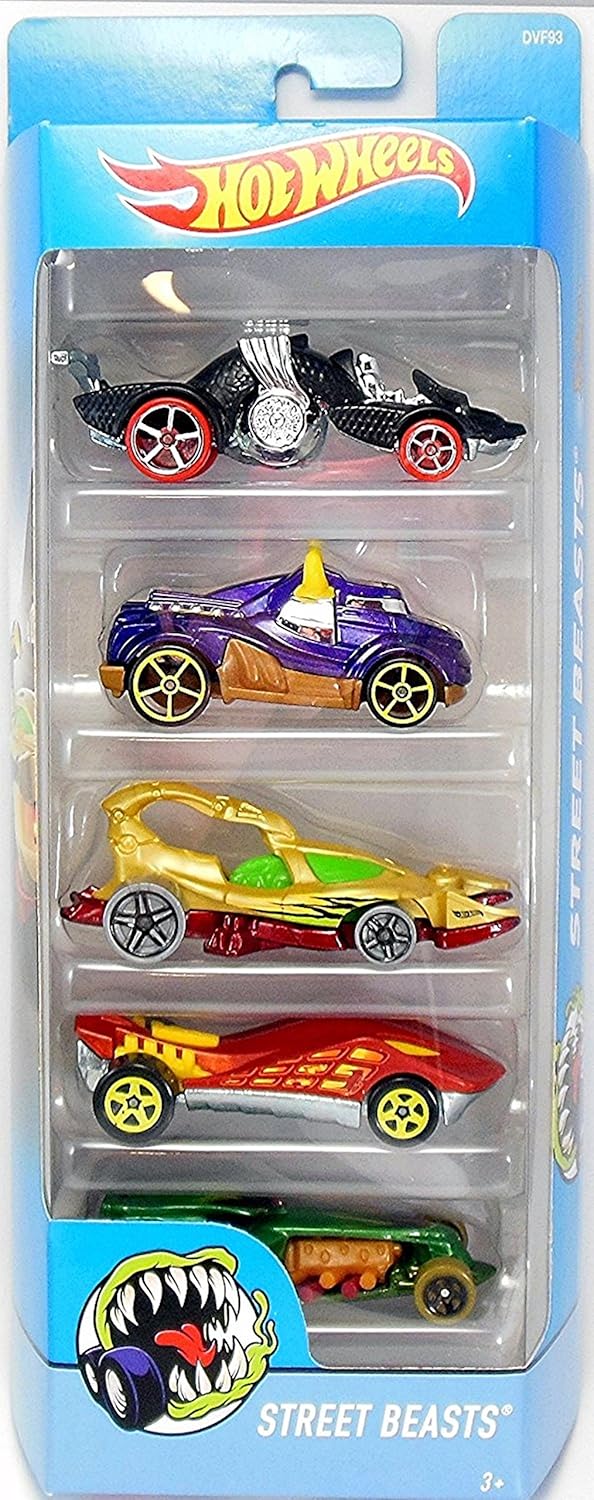 Hot Wheels Street Beasts 5 Car Gift Pack