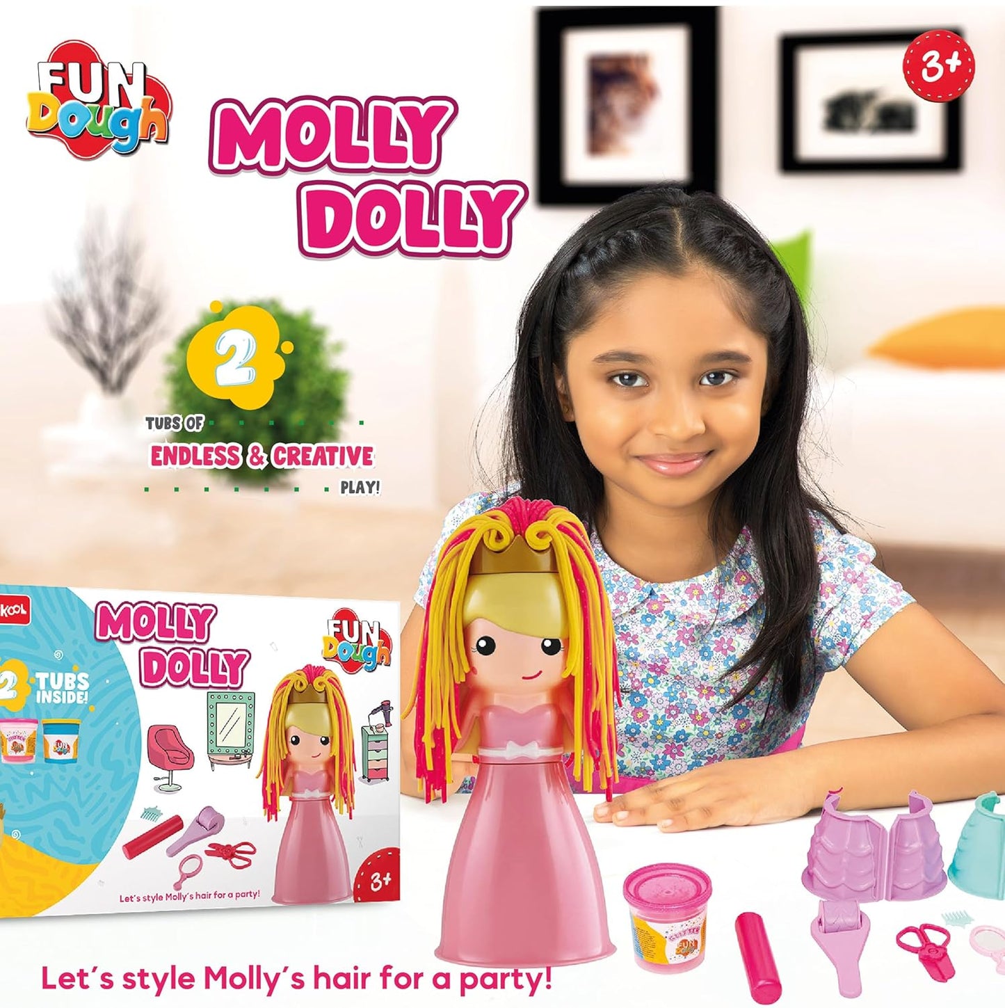 Funskool Molly Dolly Fun Dough