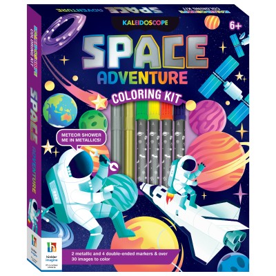 Kaleidoscope Space Adventure Colouring Kit - Hinkler