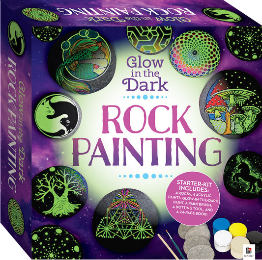 Hinkler Glow In The Dark Rock Painting