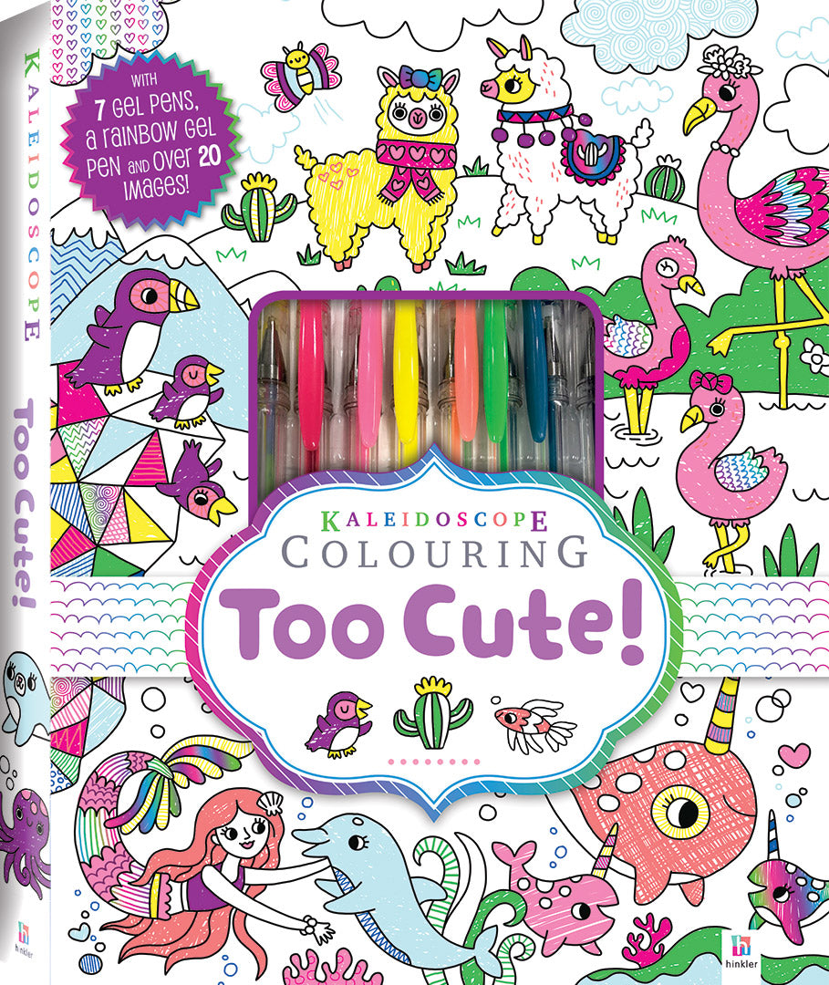 Kaleidoscope Colouring Too Cute! - Hinkler