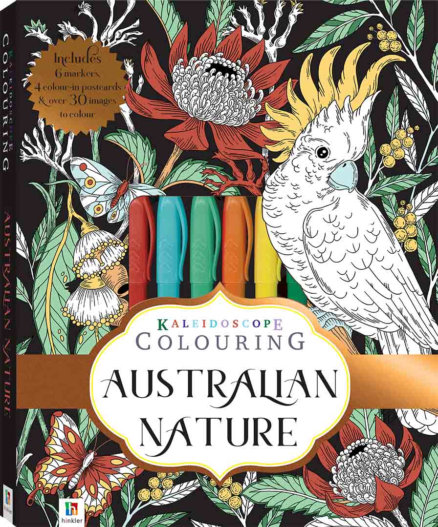 Kaleidoscope Colouring Australian Nature - Hinkler
