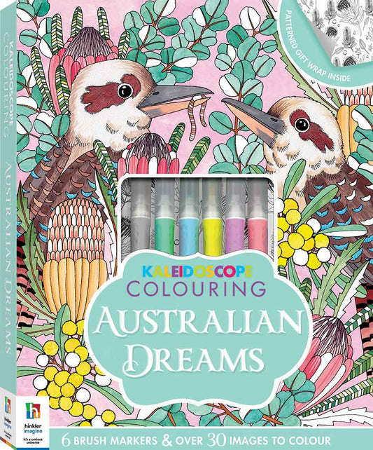 Kaleidoscope Colouring Australian Dreams - Hinkler