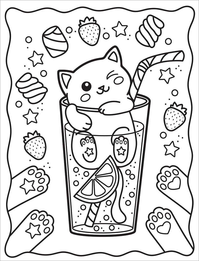 Kaleidoscope Tutti Fruitti Gel Pen Colouring - Hinkler