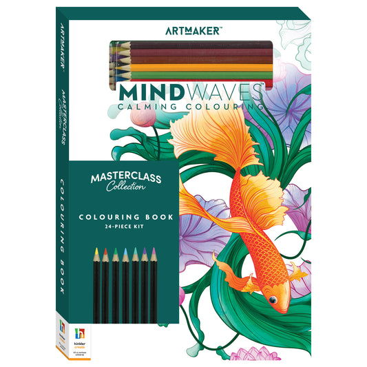 Art Maker Mindwaves Calming Colouring Masterclass Collection - Hinkler