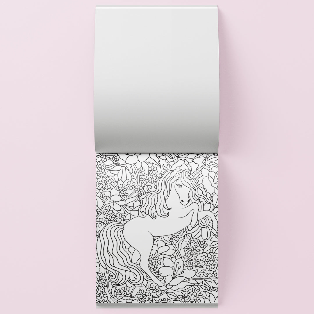 Kaleidoscope Unicorn Kingdom Colouring Kit - Hinkler