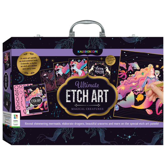 Kaleidoscope Ultimate Etch Art Magical Creatures - Hinkler