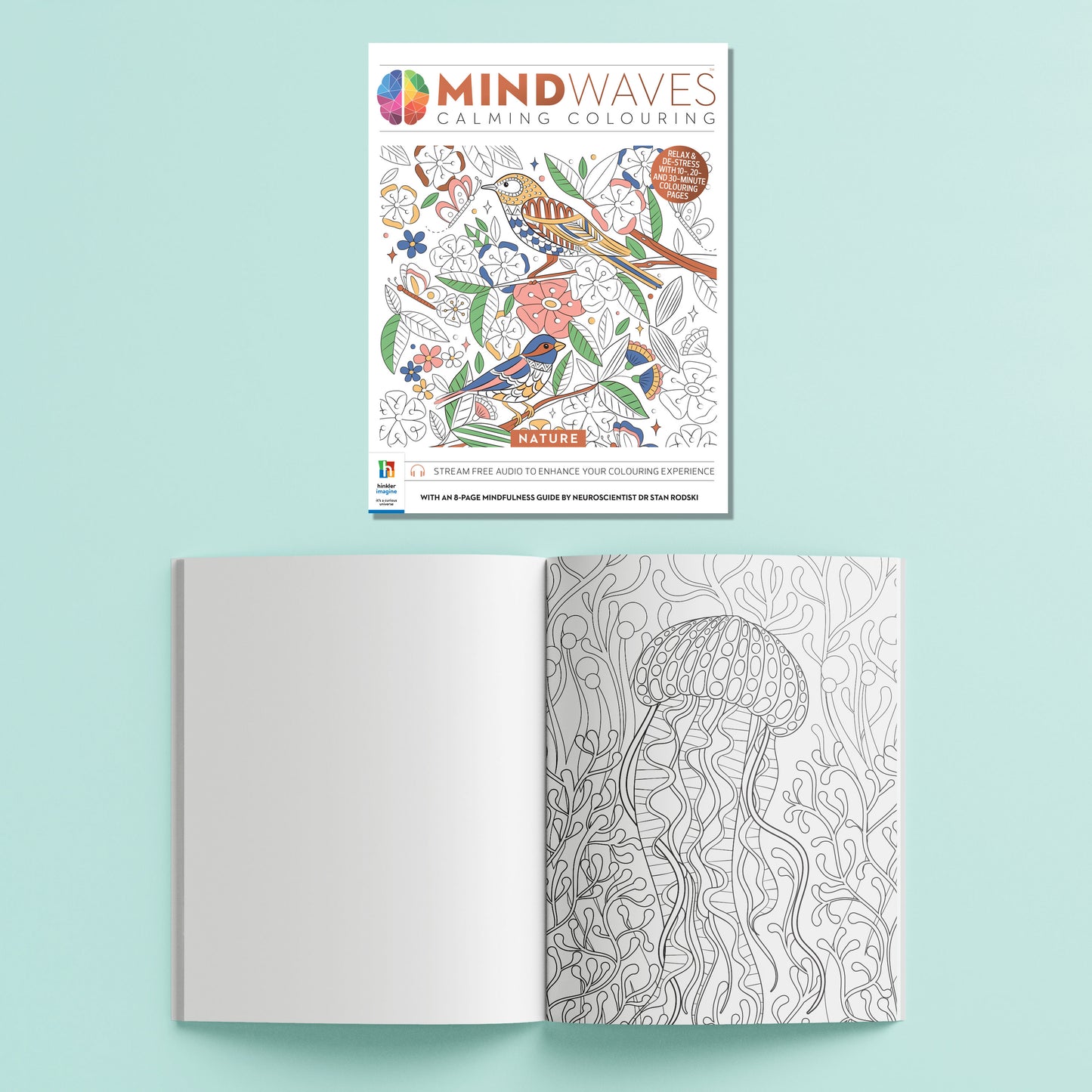 Art Maker Mindwaves Colouring Kit Nature Day Dreams - Hinkler