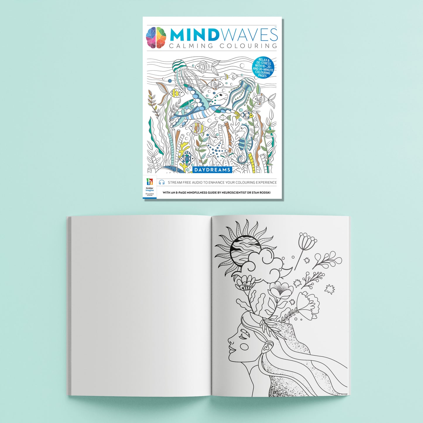 Art Maker Mindwaves Colouring Kit Nature Day Dreams - Hinkler