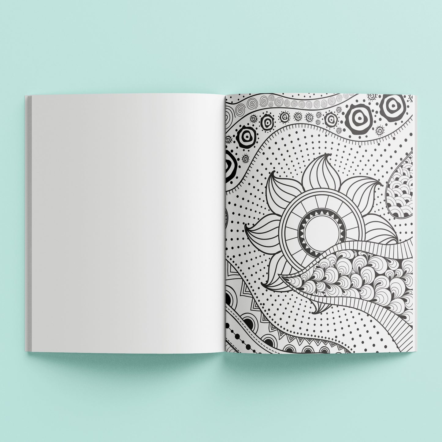 Art Maker Mindwaves Colouring Kit Nature Day Dreams - Hinkler