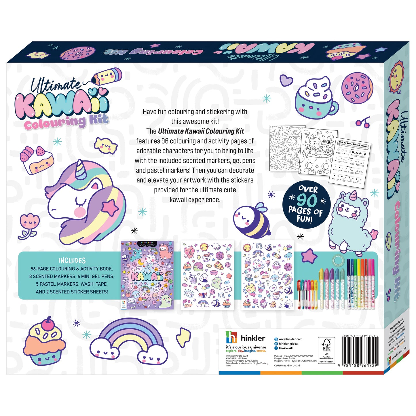 Ultimate Kawaii Colouring Kit - Hinkler