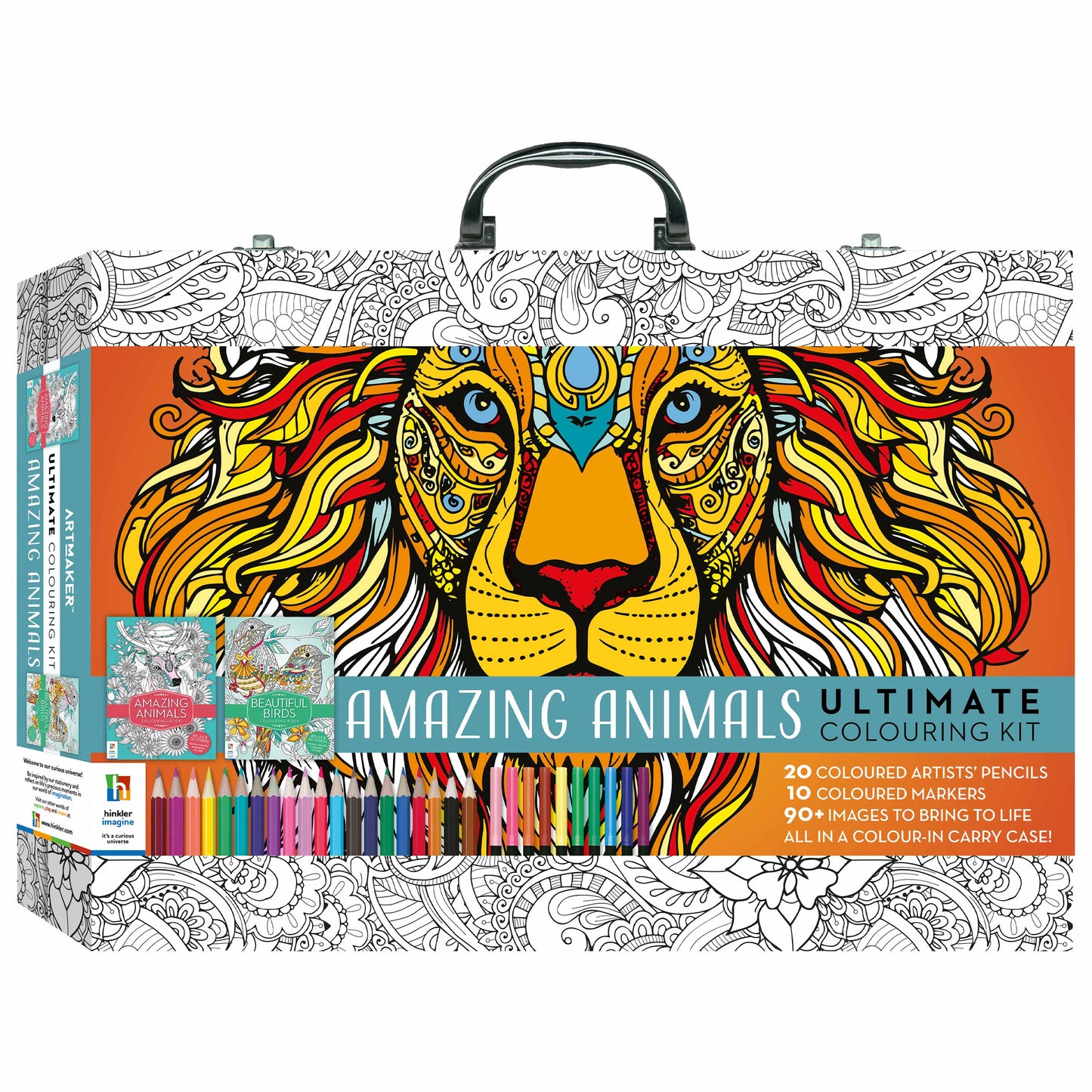 Amazing Animals Ultimate Colouring Kit - Hinkler