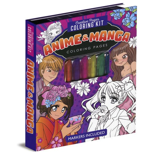 Creative Pages Colouring Kit Annime & Manga - Page Publications