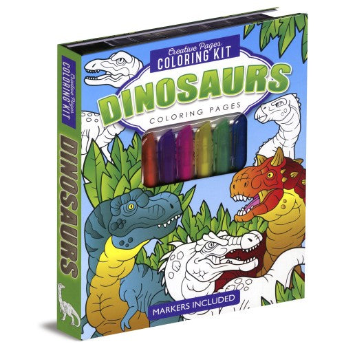 Creative Pages Colouring Kit Dinosaurs - Page Publications