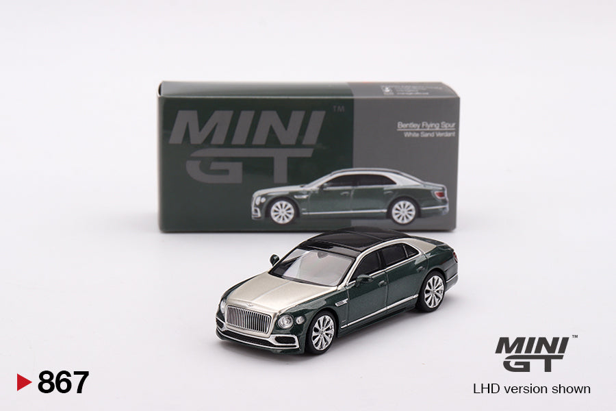 Mini GT Bentley Flying Spur White Sand Verdant
