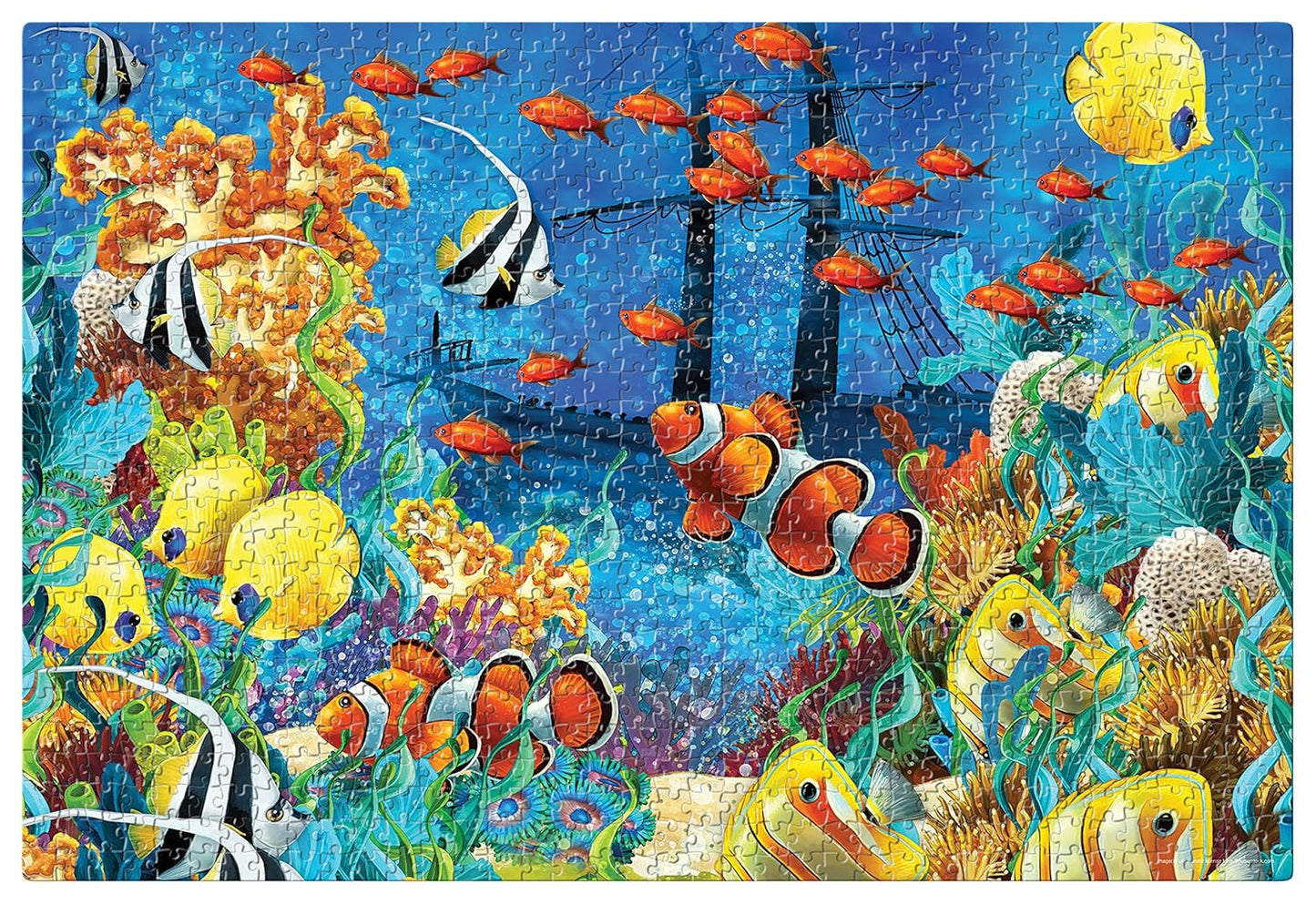 Frank Coral Reef 1000 Piece Jigsaw Puzzle
