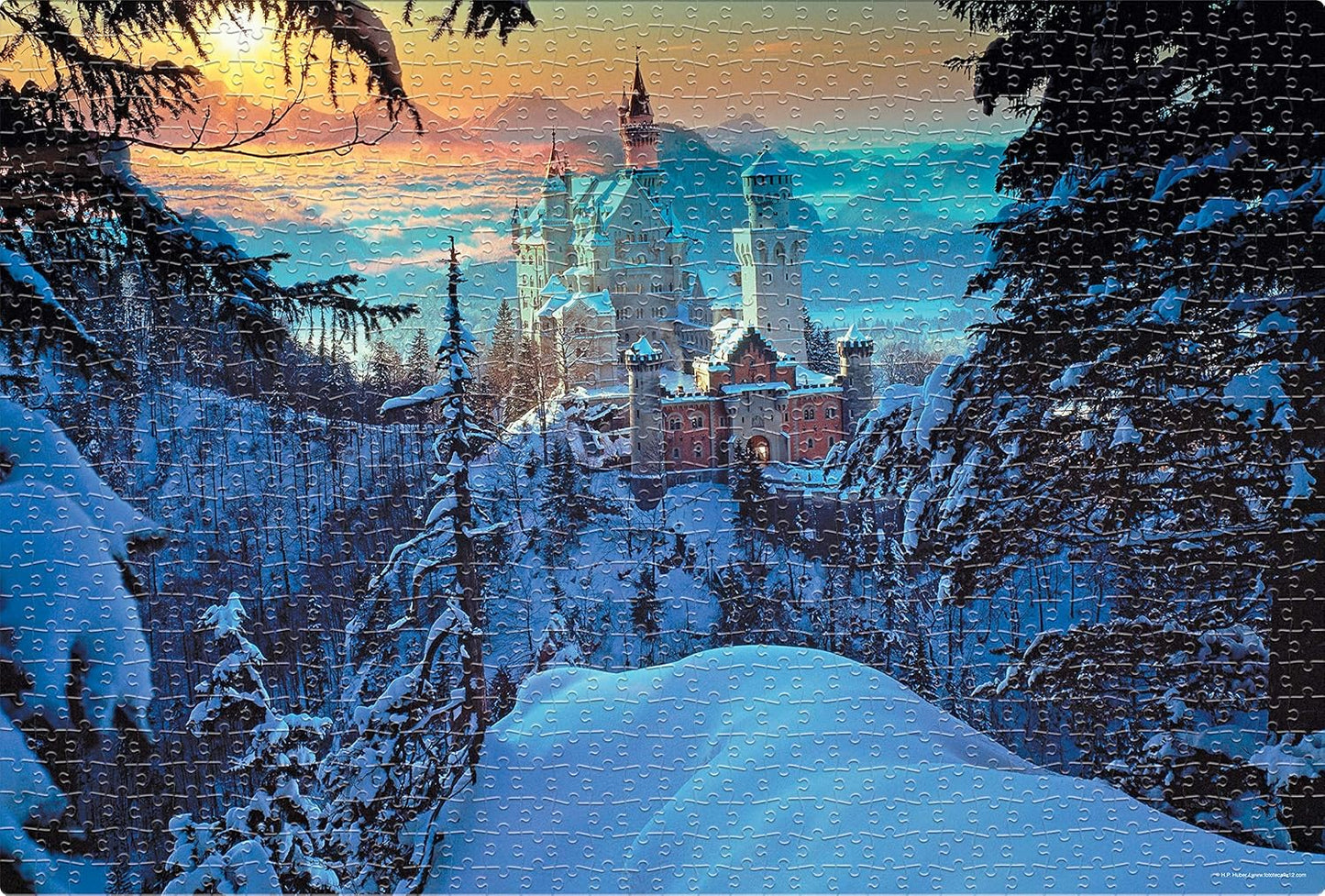 Frank Neuschwanstein Castle 1000 Piece Jigsaw Puzzle