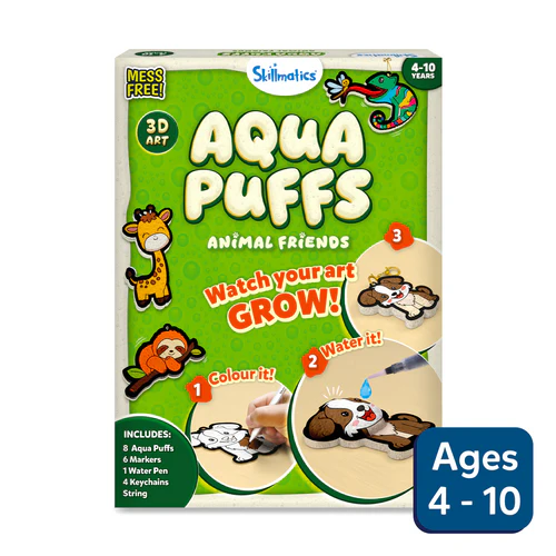 Skillmatics Aqua Puffs Animal Friends