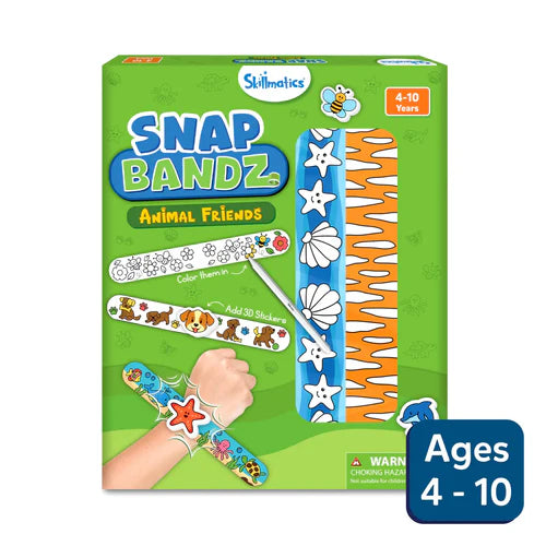 Skillmatics Snap Bandz Animal Friends