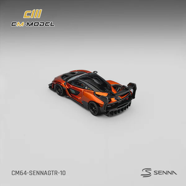 CM Model 1/64 McLaren Senna GTR With Acrylic Case