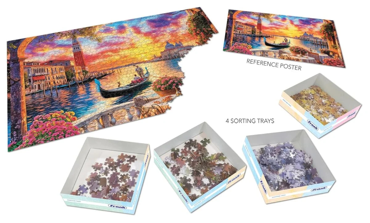 Frank Gondola Ride 1500 Pieces Jigsaw Puzzle