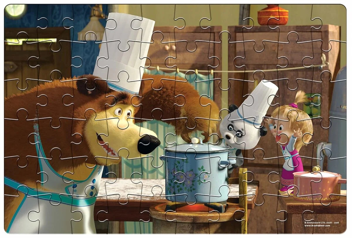Frank Masha & The Bear 60 Piece Jigsaw Puzzle