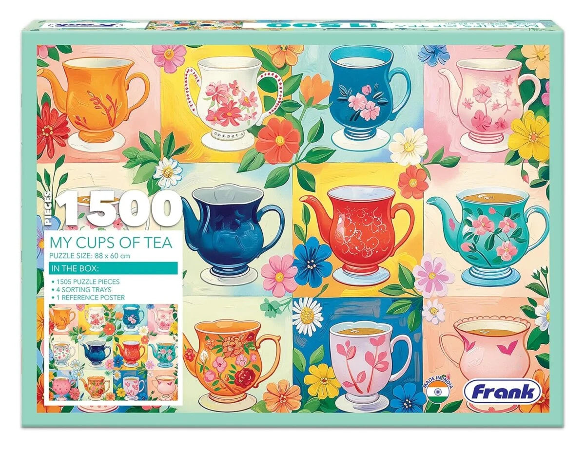 Frank My Cups Of Tea 1500 Pieces Jigsaw Puzzle