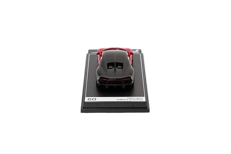 PosterCars 1:64 Bugatti Chiron Supersport (Italian Red & Nocturne Black)