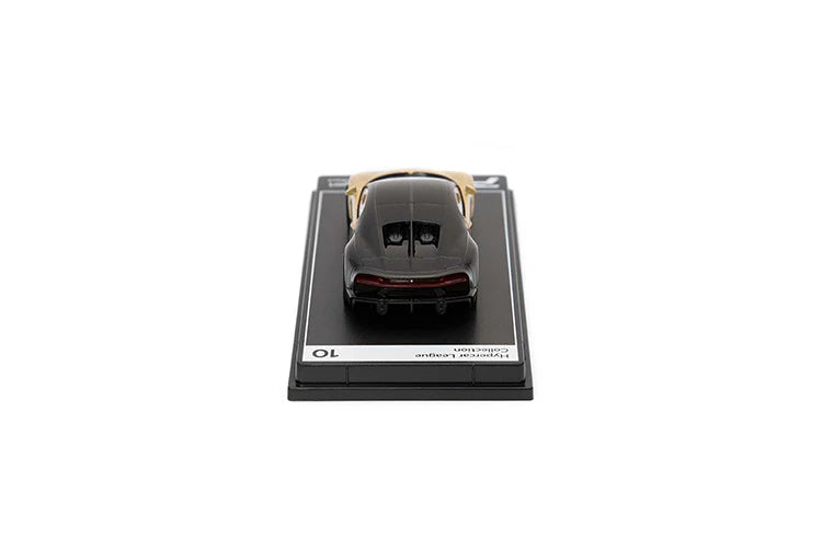 PosterCars 1:64 Bugatti Chiron Supersport (Silk & Nocturne Black)