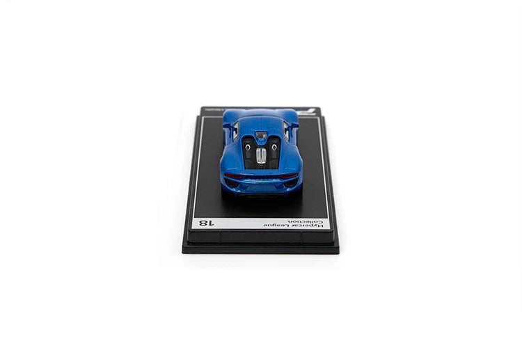 PosterCars 1:64 Porsche 918 Spyder (Sapphire Blue Metallic)