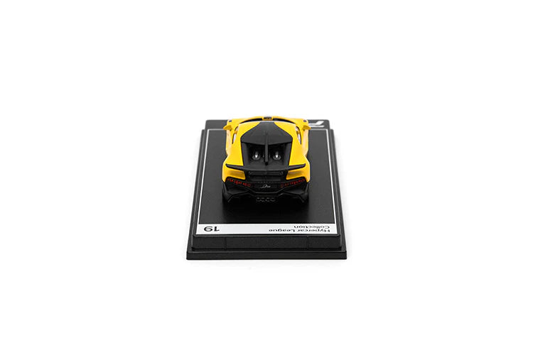 PosterCars 1:64 Bugatti Divo (Jaune Soufre)