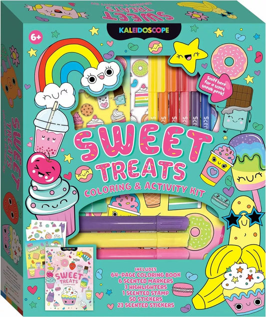 Kaleidoscope Sweet Treats Colouring & Activity Kit - Hinkler