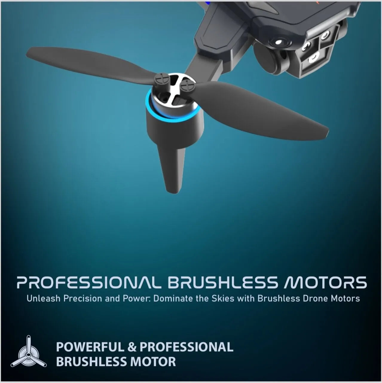 Soft Shine Brushless Drone with Dual HD Camera