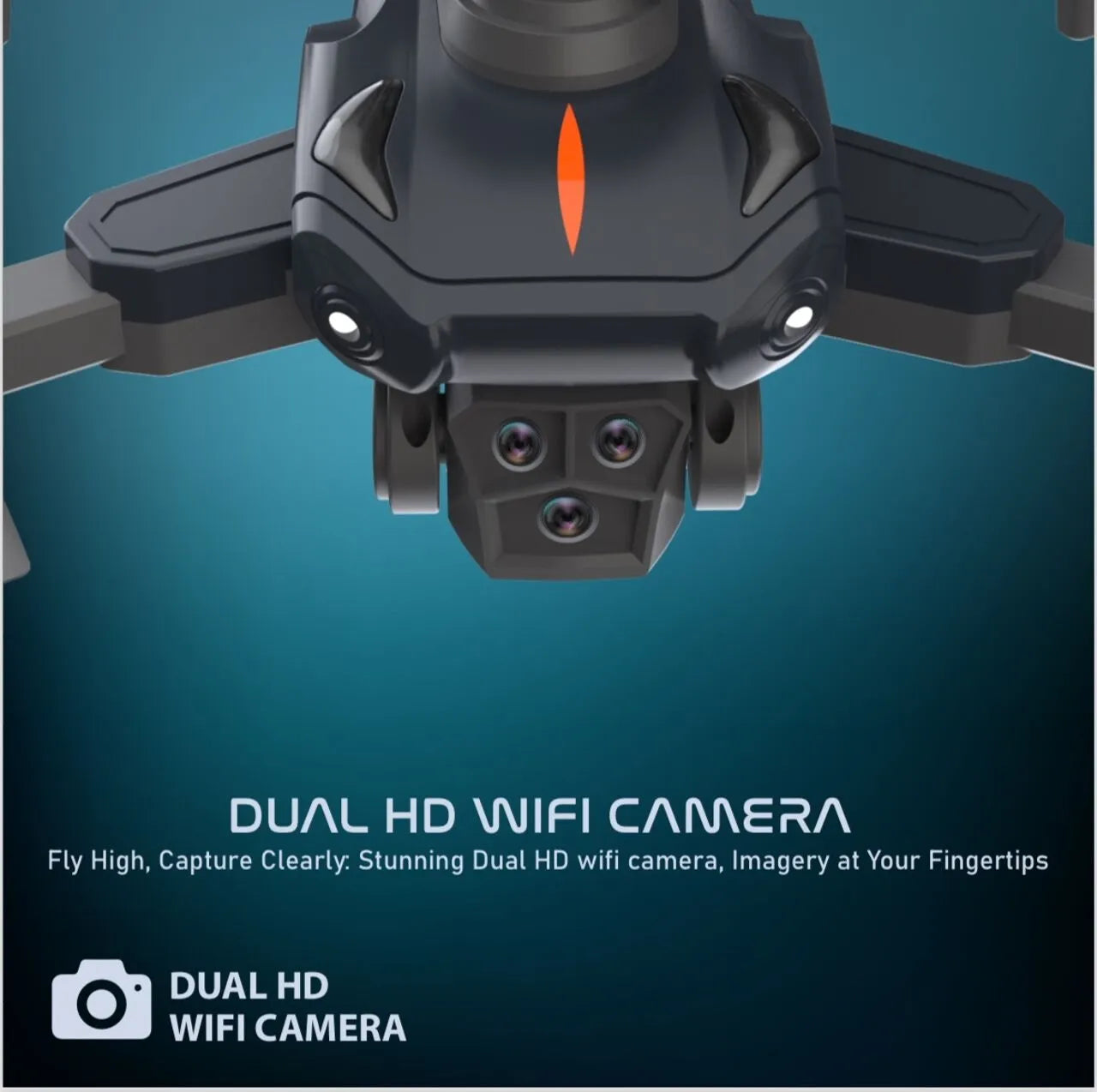 Soft Shine Brushless Drone with Dual HD Camera