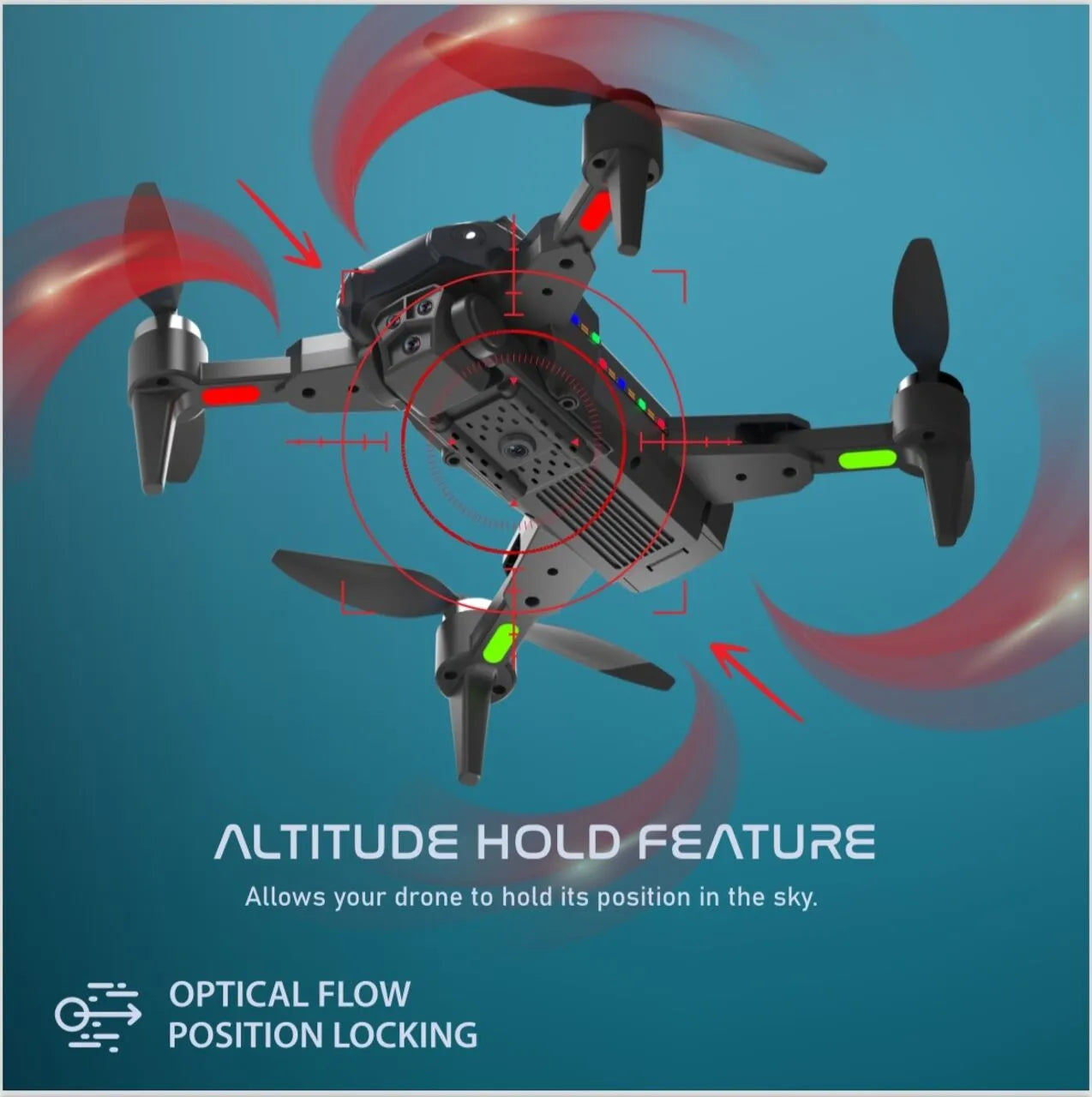 Soft Shine Brushless Drone with Dual HD Camera