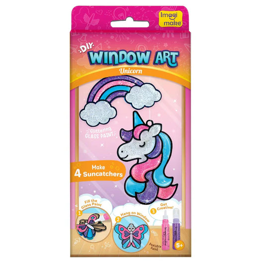 Imagi-Make DIY Window Art Unicorn Glass Painting Kit
