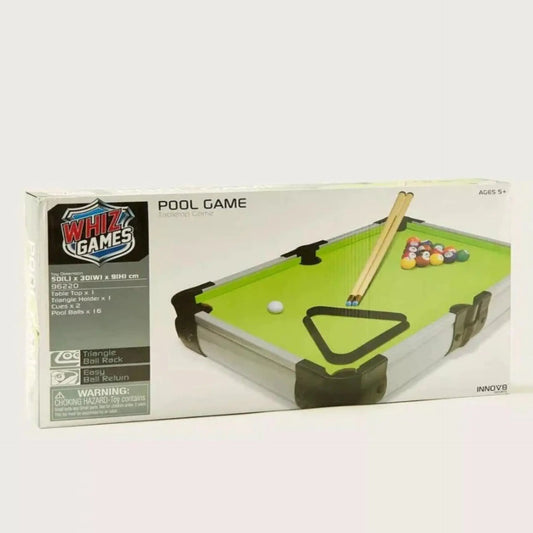 Whiz Games Sports Pool Table Set