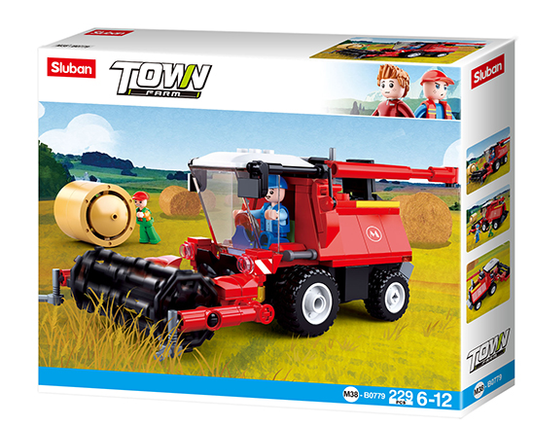 Sluban M38-B0779 Town-Harvester Building Blocks - 229 Pieces