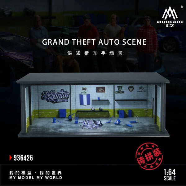 Moreart 1/64 Grand Theft Auto Scene Diorama Set