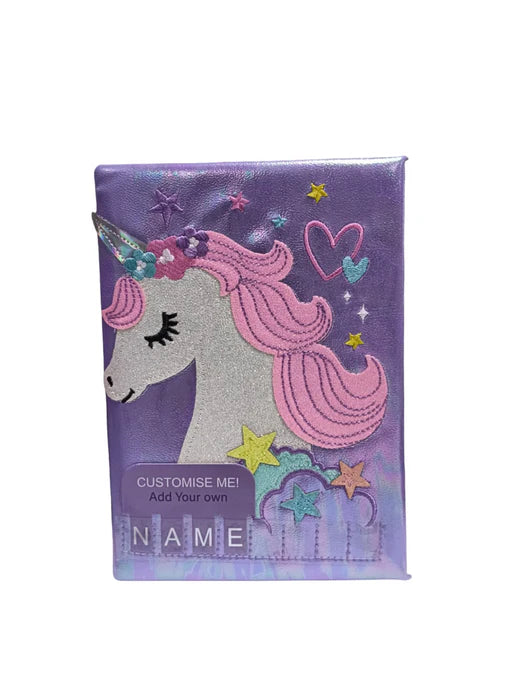 Mirada Happy Unicorn Glitter Notebook