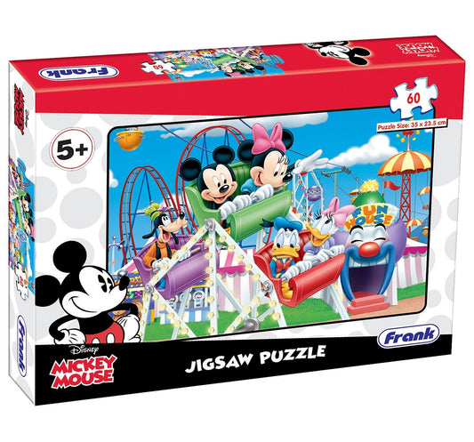 Disney Frank Mickey Mouse On Joy Ride 60 piece Puzzle for Kids age 5Y+