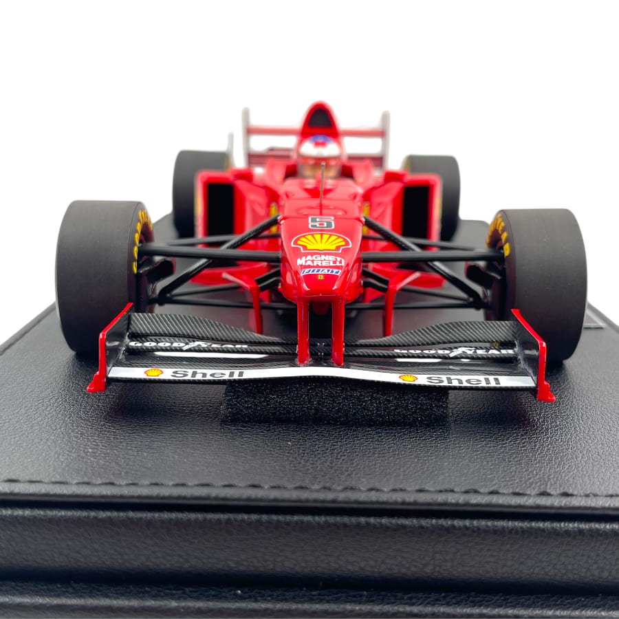 GP Replicas 1/18 Resin Ferrari F310B (1997) No.5 Michael Shumacher Winner Canadian GP 1997 Limited Edition 173/500 With Acrylic Case, Polishing Cloth & Decal Stickers