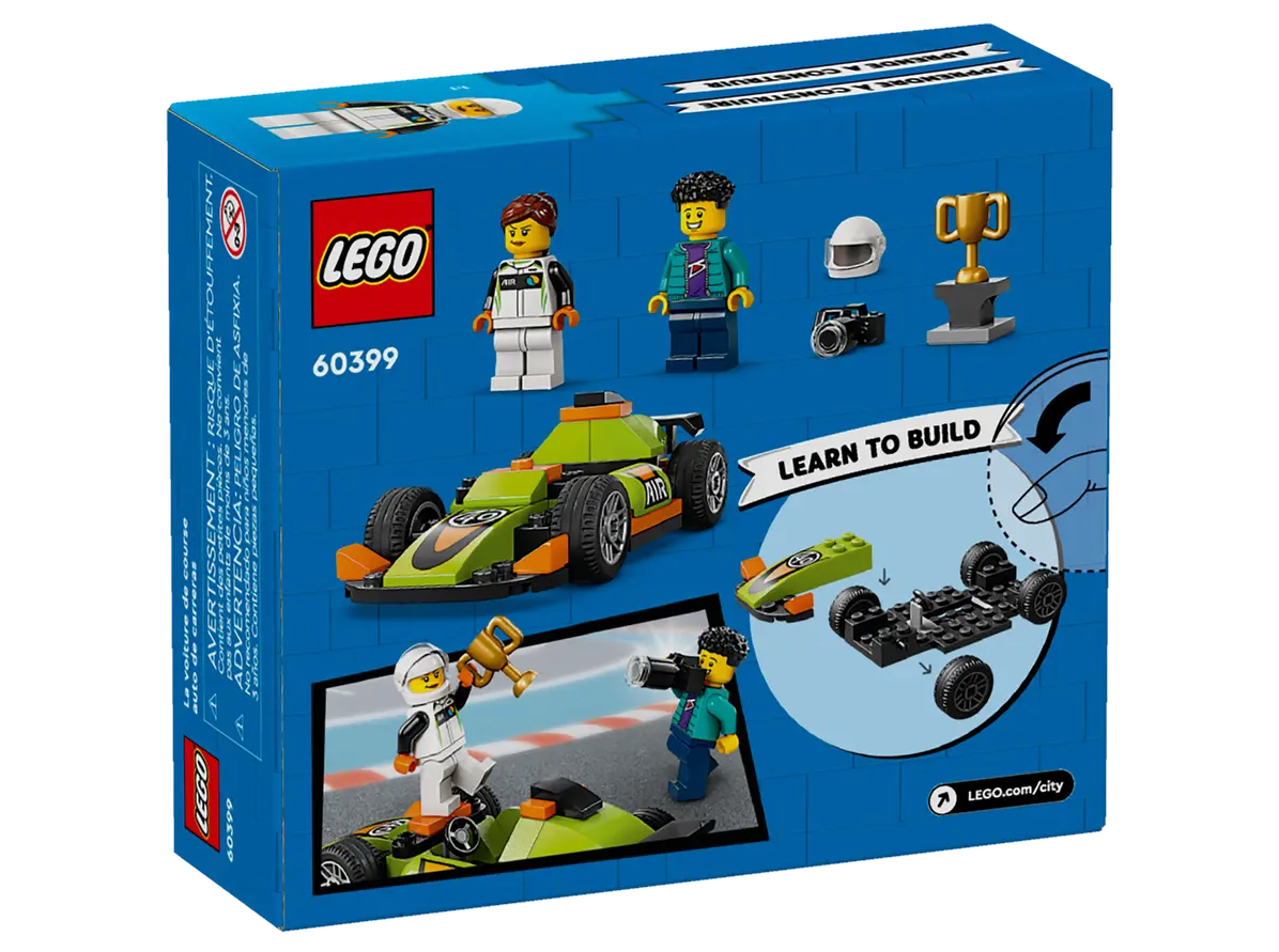 Lego City #60399 Green Race Car