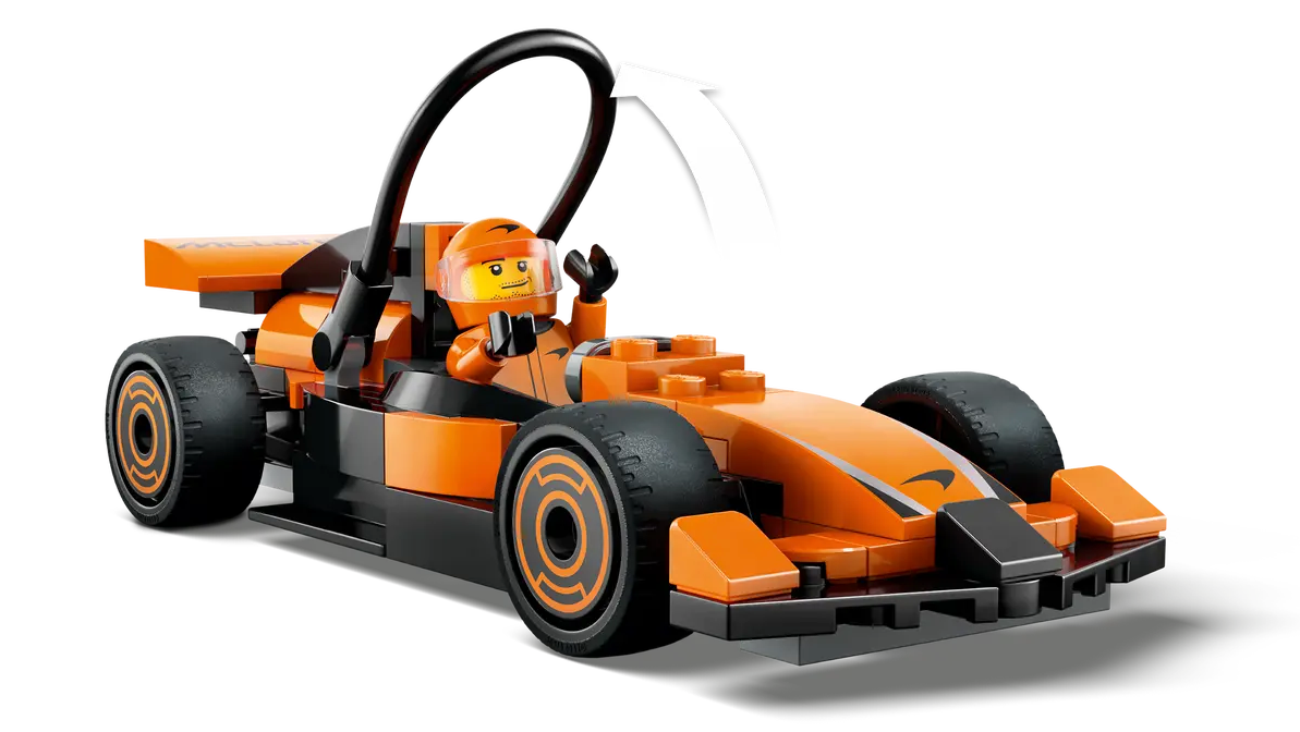 Lego City #60442 F1 Driver with McLaren Race Car