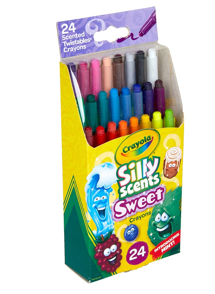 Crayola Silly Scents Sweet Crayons 24 Count