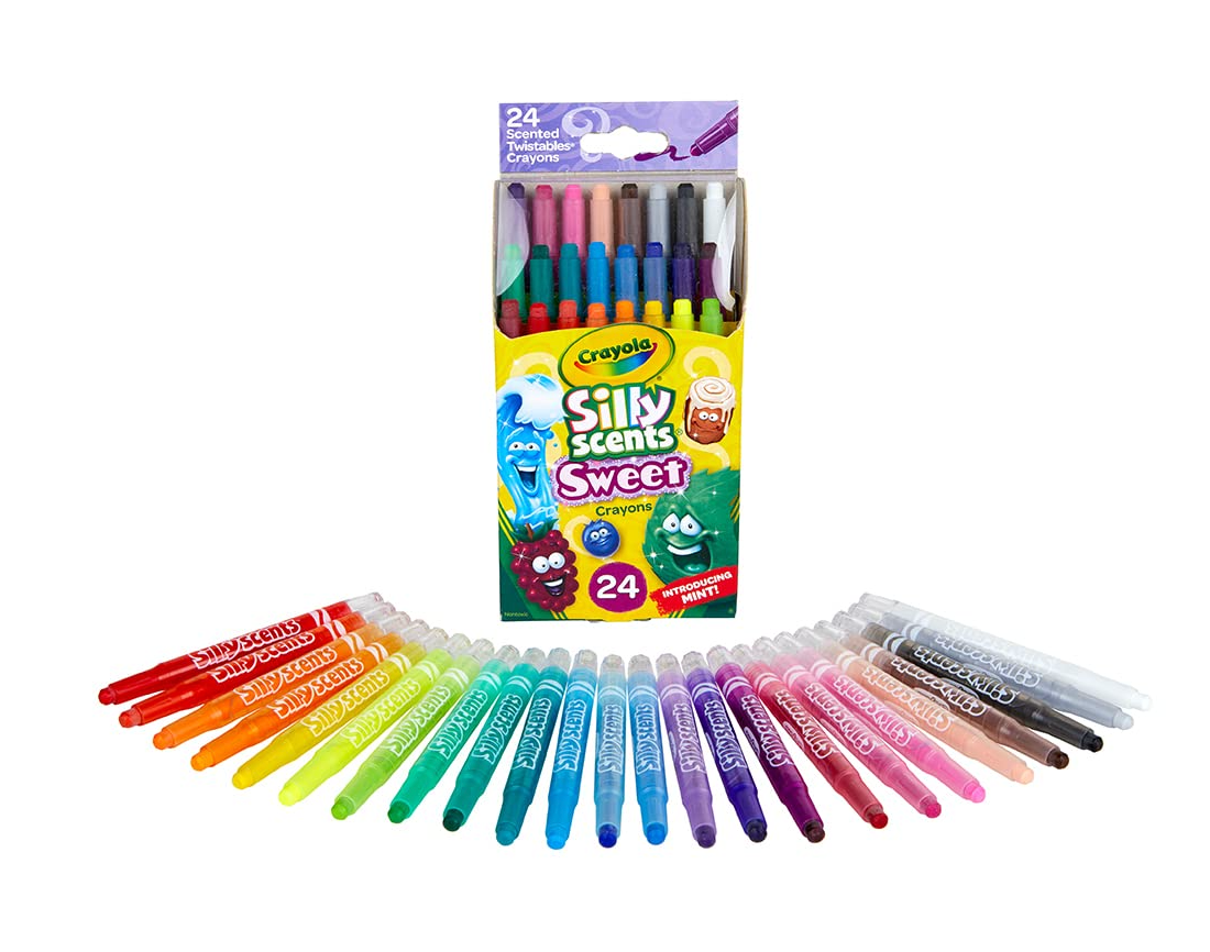 Crayola Silly Scents Sweet Crayons 24 Count