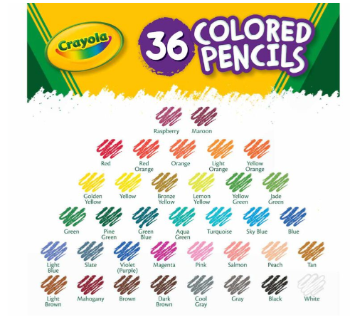 Crayola Colored Pencils 36 Count