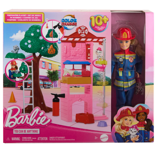 Barbie Firefighter Playset