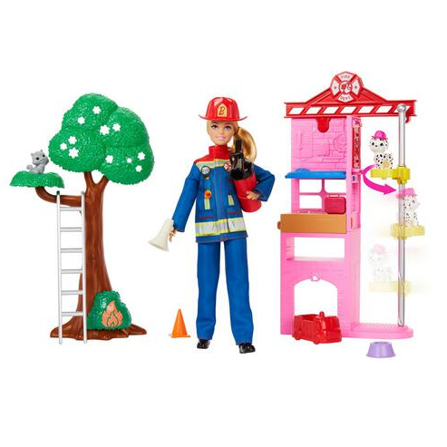 Barbie Firefighter Playset
