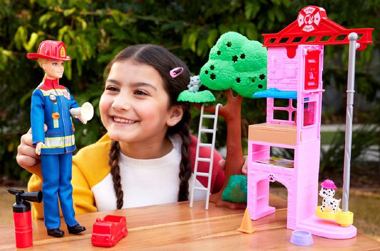 Barbie Firefighter Playset